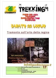 Trekking - Tramonto sull'orto della regina